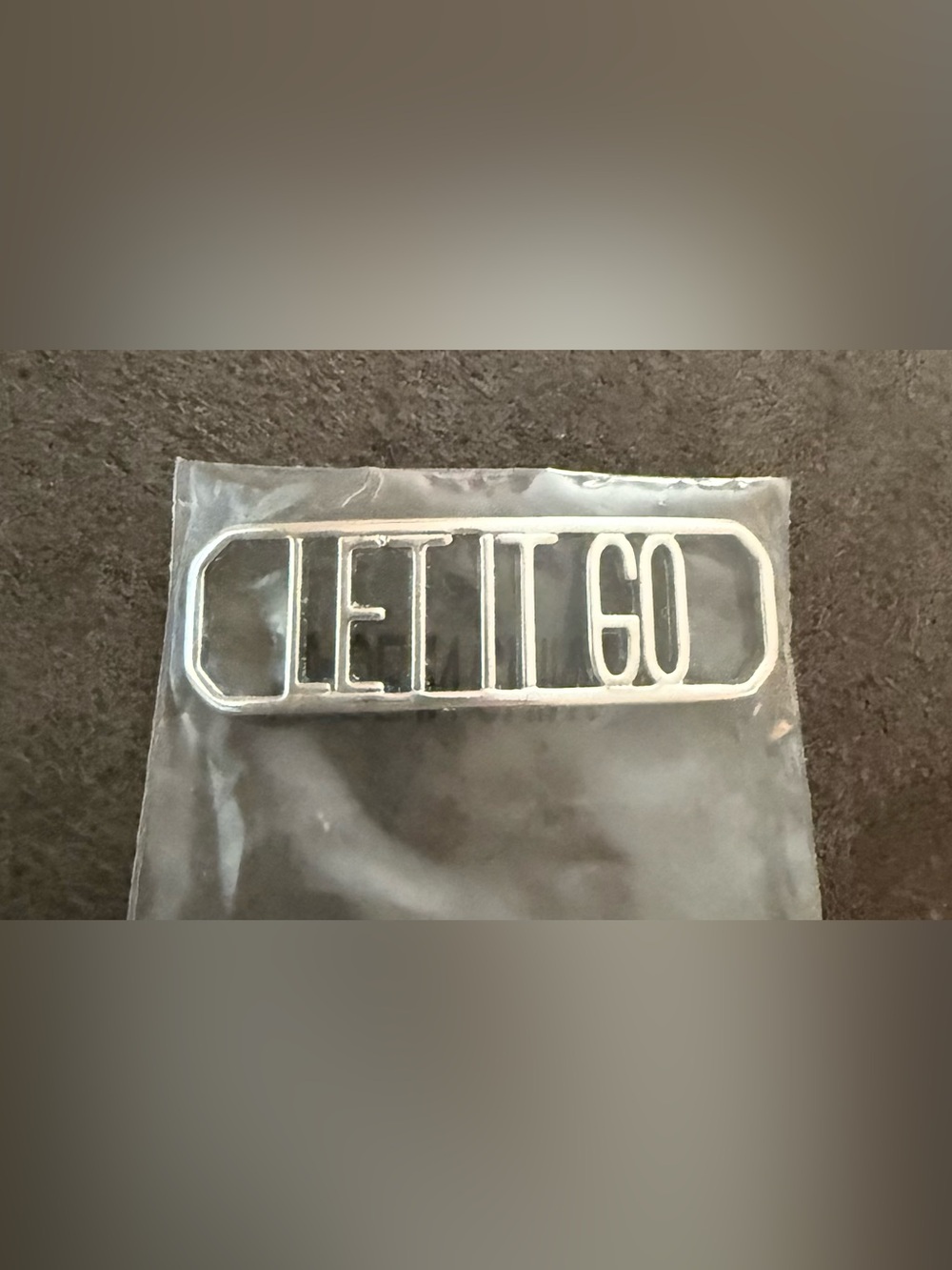 Silver 'LET IT GO' Expression Frame
